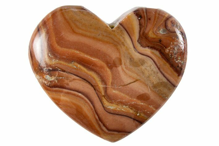 Polished Rolling Hills Dolomite Heart - Mexico #341970